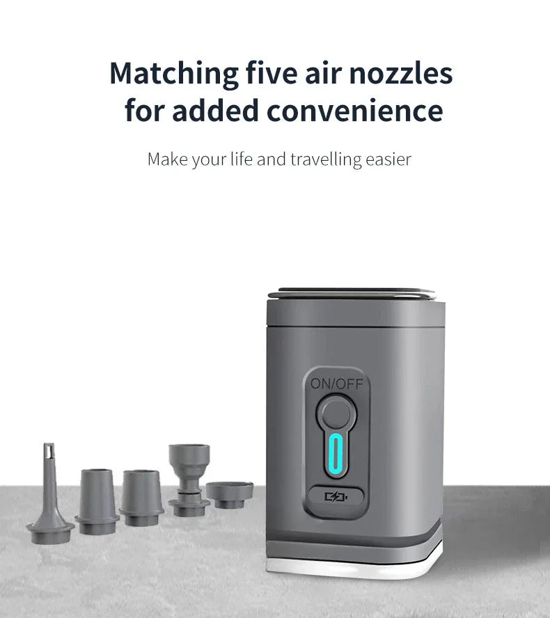 3-in-1 Mini Rechargeable Air Pump