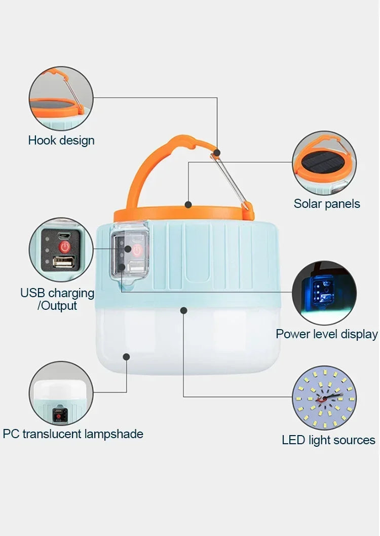 Rechargeable 60W Camping Lantern & Emergency Light