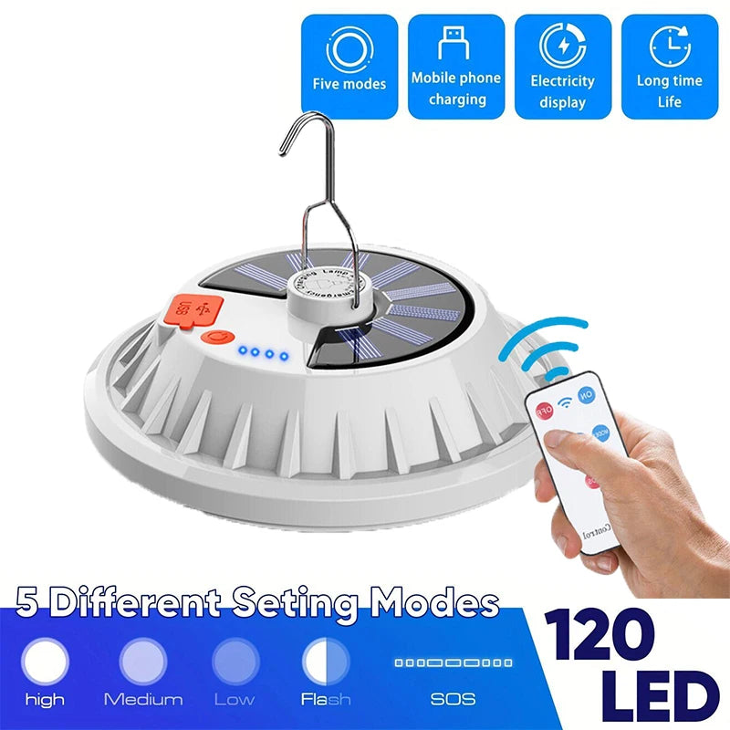Rechargeable 60W Camping Lantern & Emergency Light