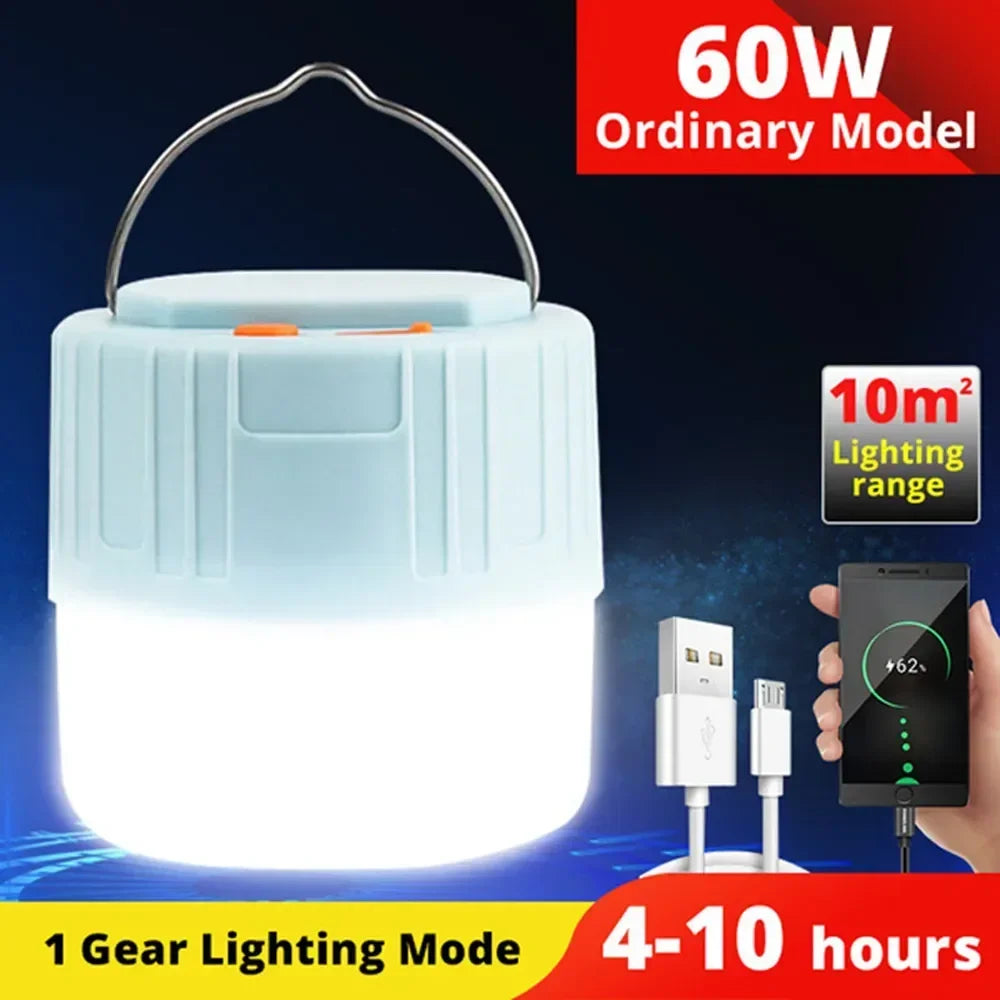 Rechargeable 60W Camping Lantern & Emergency Light