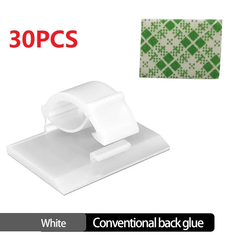 30-Piece Cable Organizer Clip Set