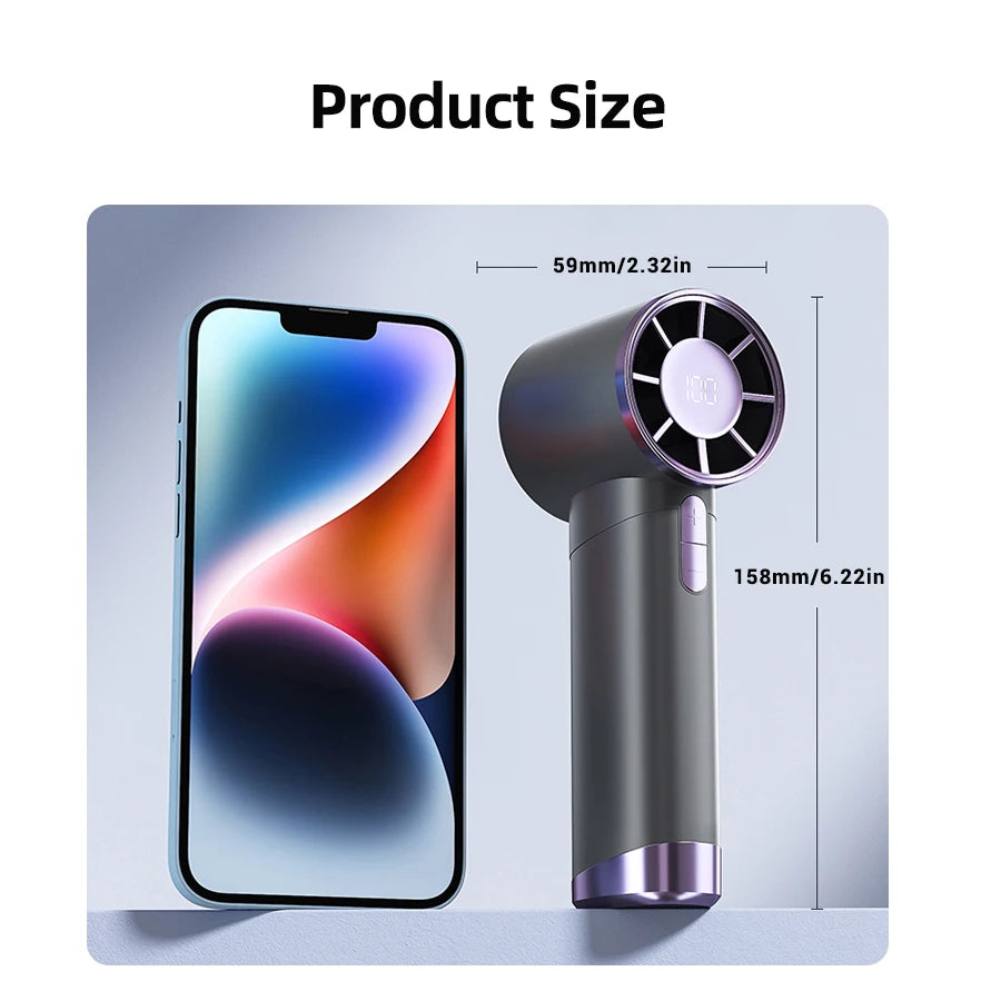 Rechargeable Mini Turbo Fan