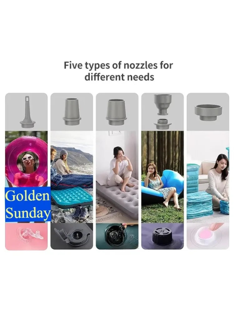 3-in-1 Mini Rechargeable Air Pump