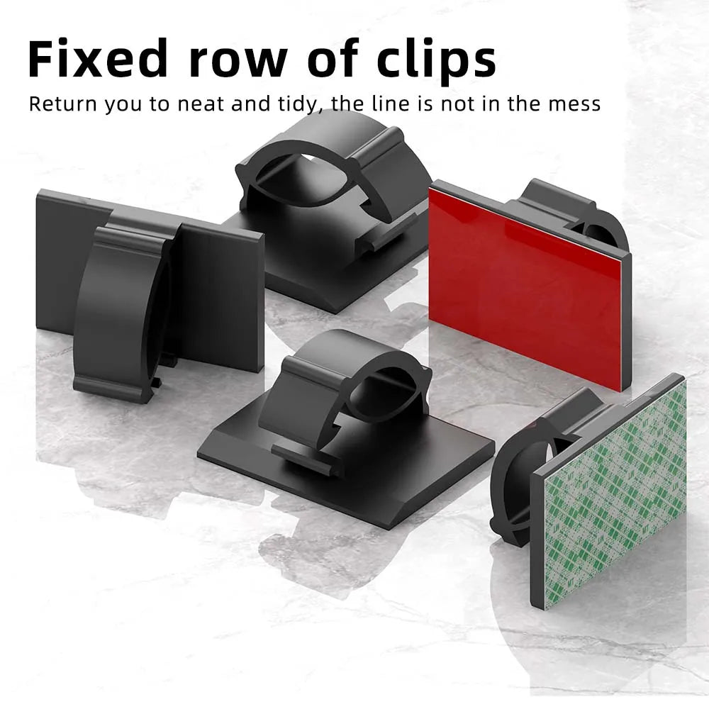 30-Piece Cable Organizer Clip Set