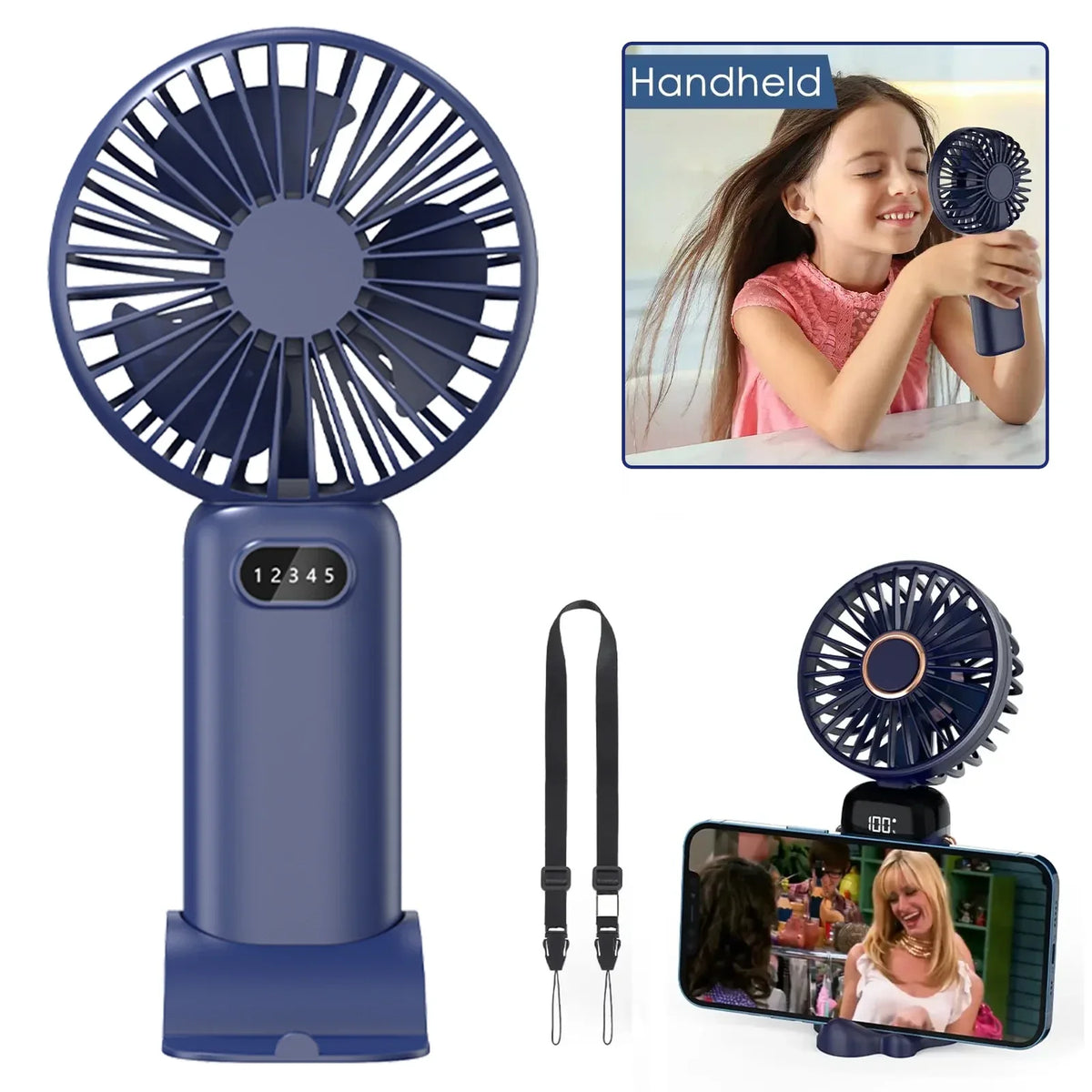Rechargeable Mini Turbo Fan