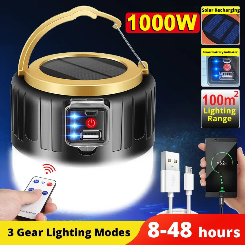 Rechargeable 60W Camping Lantern & Emergency Light
