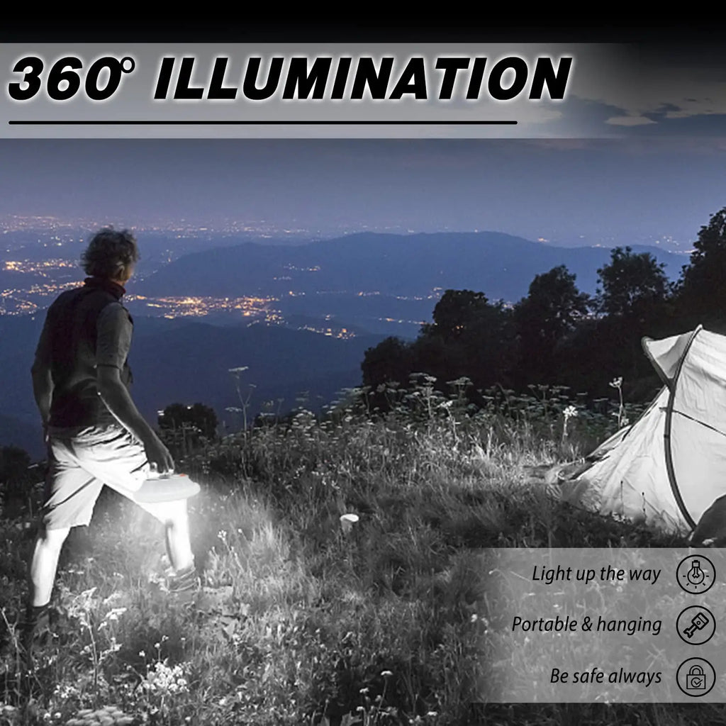 Rechargeable 60W Camping Lantern & Emergency Light