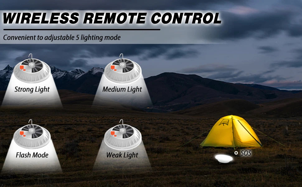 Rechargeable 60W Camping Lantern & Emergency Light