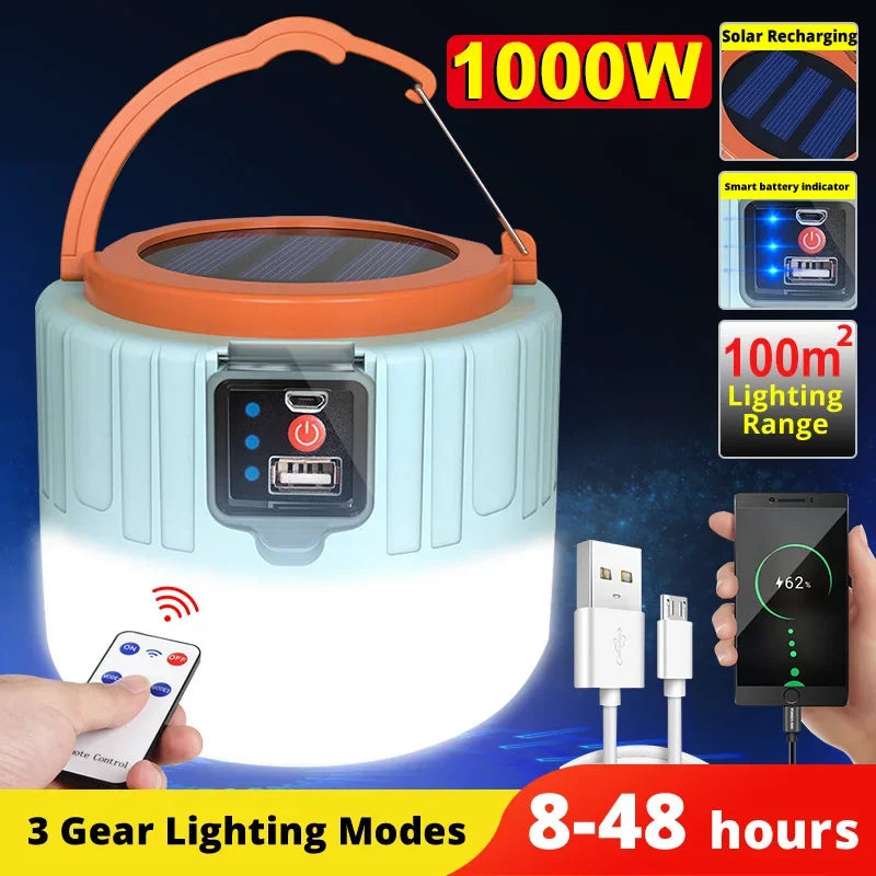 Rechargeable 60W Camping Lantern & Emergency Light