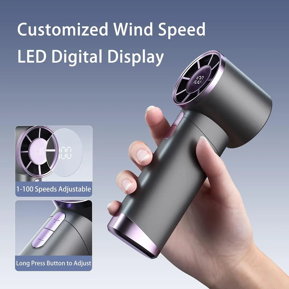 Rechargeable Mini Turbo Fan