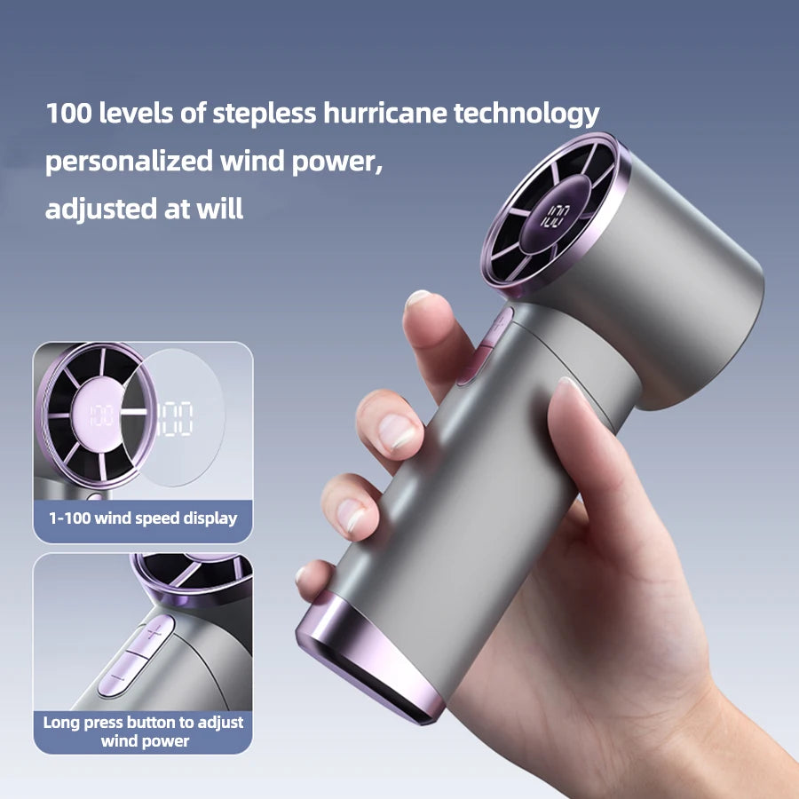 Rechargeable Mini Turbo Fan