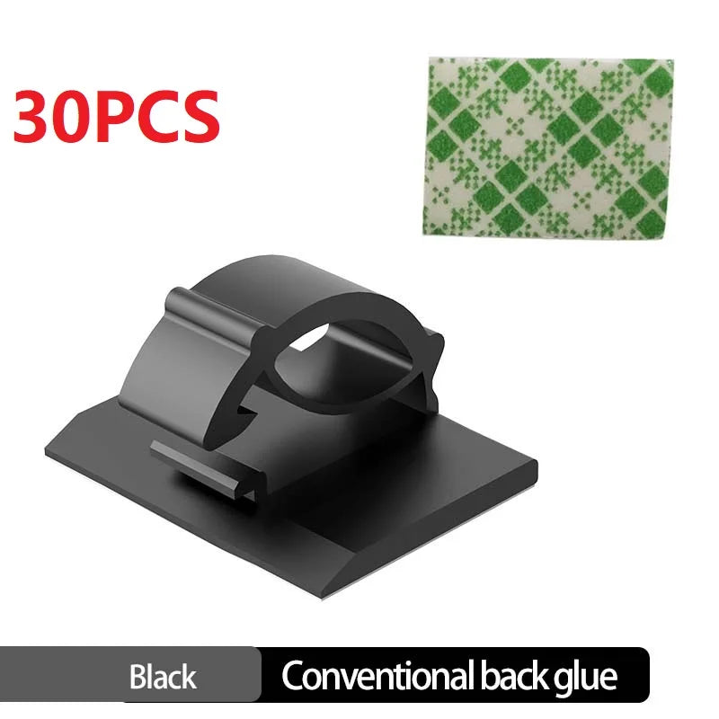 30-Piece Cable Organizer Clip Set